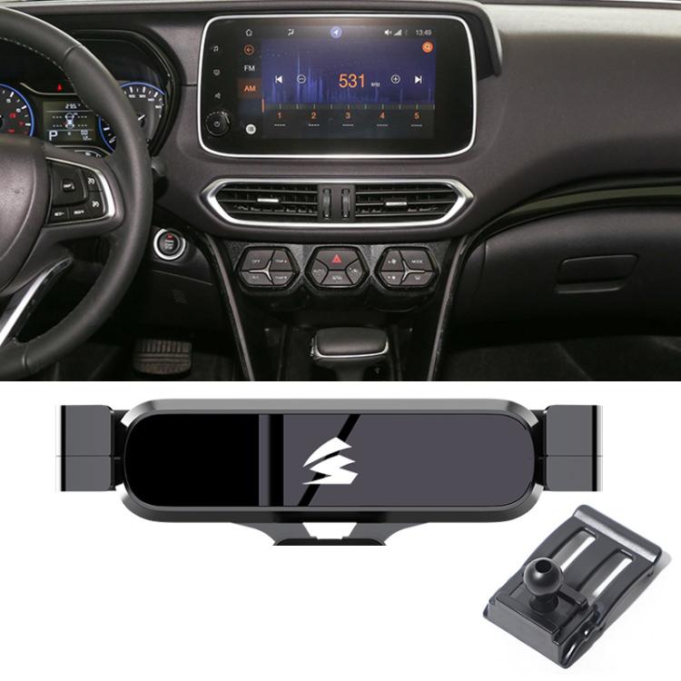 For Trumpchi GS4 2018-2019 Car Air Vent Metal Gravity Phone Holder Mount - Black