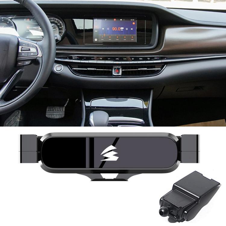 For Trumpchi GA6 2019-2022 Car Air Vent Metal Gravity Phone Holder Mount - Black