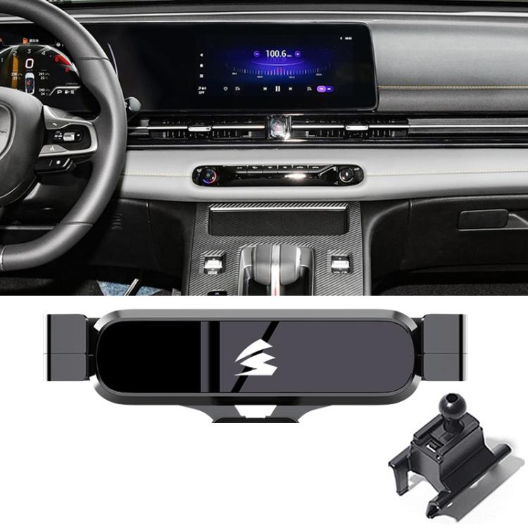 For Trumpchi Empow 2021–2024 Car Air Vent Metal Gravity Phone Holder Mount - Black