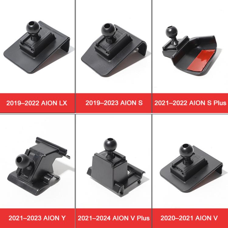 For GAC AION Y 2021-2022 Car Air Vent Metal Gravity Phone Holder Mount - Black