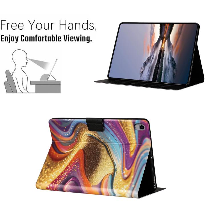 For iPad mini 2024 / mini 6 Litchi Texture Voltage Painted Vegan Leather Smart Tablet Case