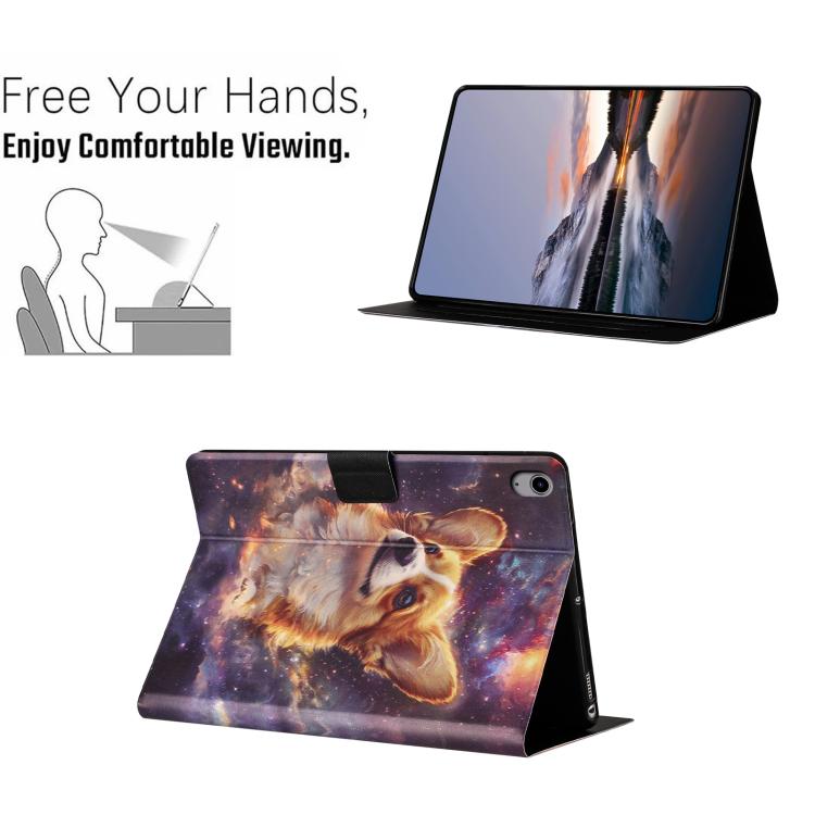 For iPad mini 2024 / mini 6 Litchi Texture Voltage Painted Vegan Leather Smart Tablet Case