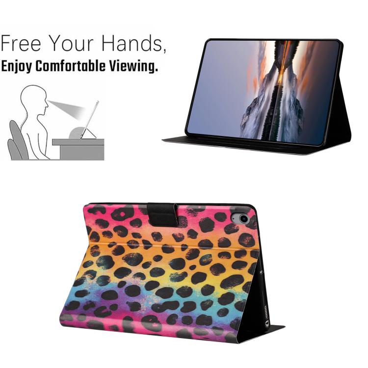 For iPad mini 2024 / mini 6 Litchi Texture Voltage Painted Vegan Leather Smart Tablet Case