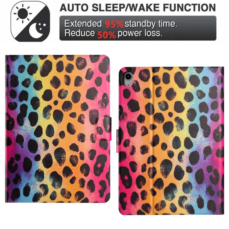 For iPad mini 2024 / mini 6 Litchi Texture Voltage Painted Vegan Leather Smart Tablet Case