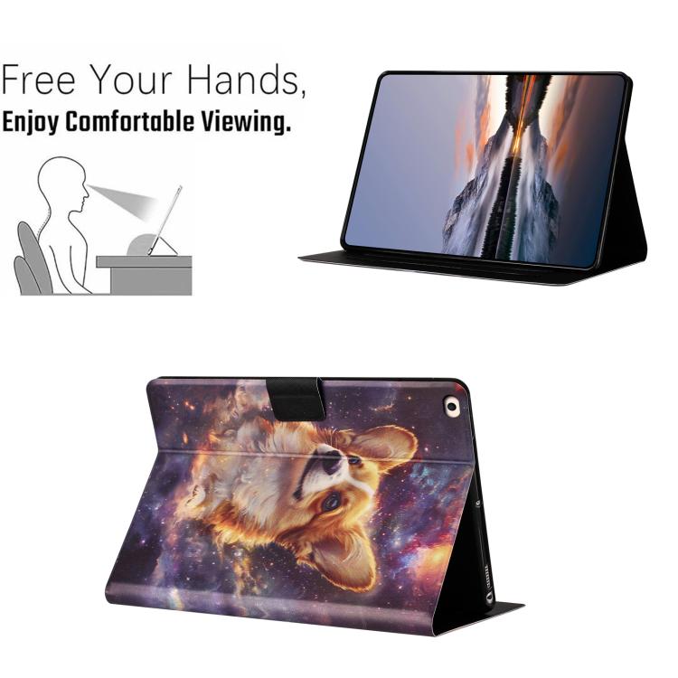 For iPad mini 5 / 4 / 3 / 2 / 1 Litchi Texture Voltage Painted Vegan Leather Smart Tablet Case