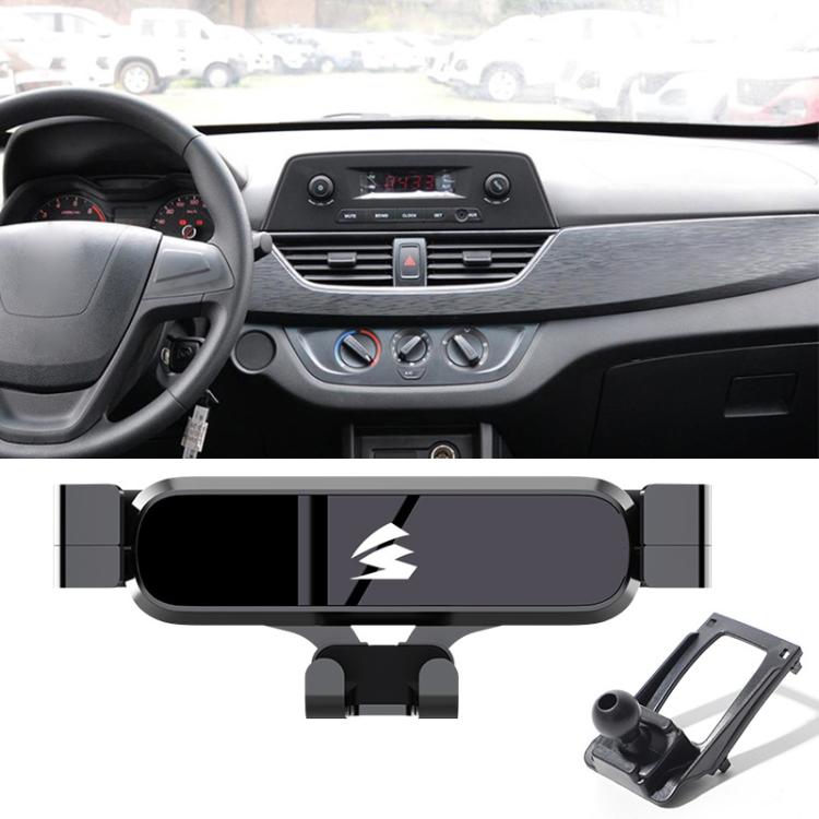 For BAOJUN 310 2016–2020 Car Air Vent Metal Gravity Phone Holder Mount - Black