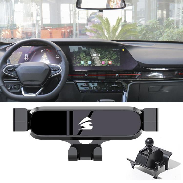 For BAOJUN RC-6 2019–2021 Car Air Vent Metal Gravity Phone Holder Mount - Black