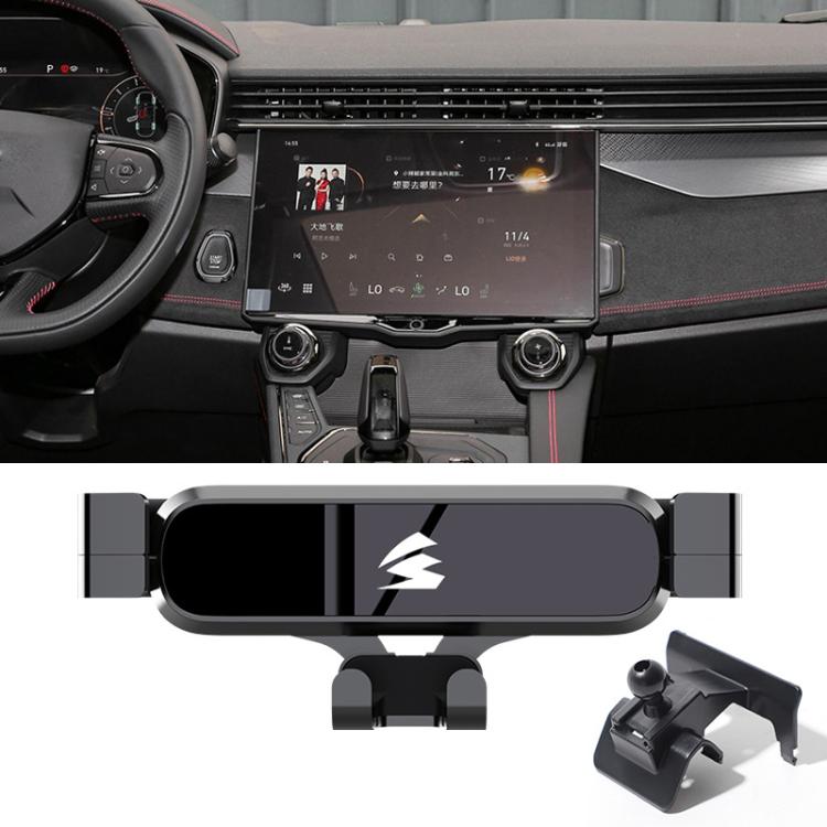 For Geely LYNK & CO 02 / 03 2018–2022 Car Air Vent Metal Gravity Phone Holder Mount - Black