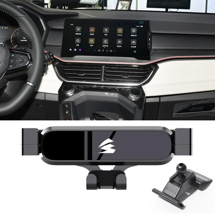 For Geely LYNK & CO 06 2020–2022 Car Air Vent Metal Gravity Phone Holder Mount - Black