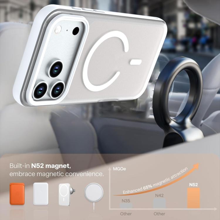 For iPhone 17 Pro Max Explorer Series Magnetic PC Phone Case
