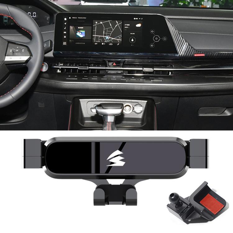 For Changan CS55 Plus 2022 Car Air Vent Metal Gravity Phone Holder Mount - Black