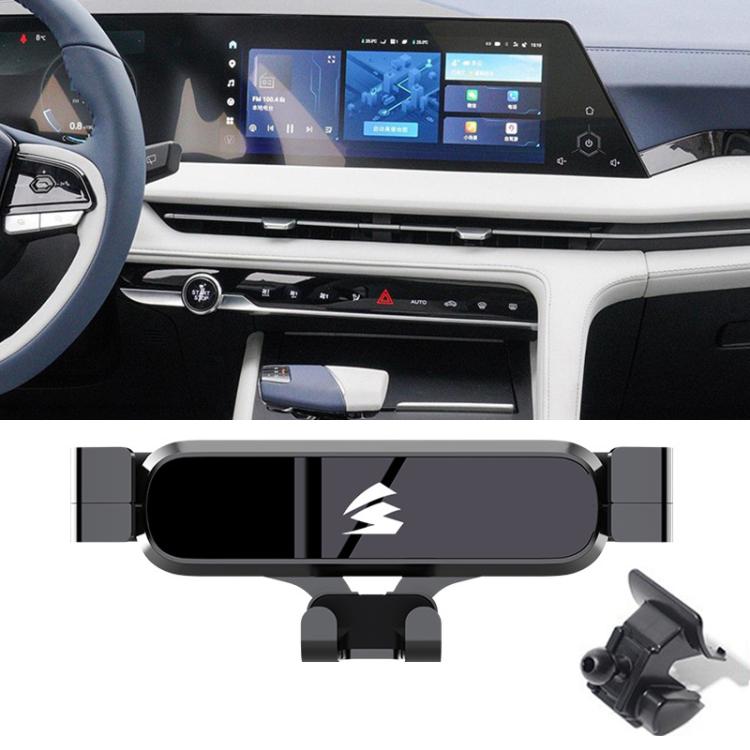 For Changan CS75 Plus 2022–2024 Car Air Vent Metal Gravity Phone Holder Mount - Black