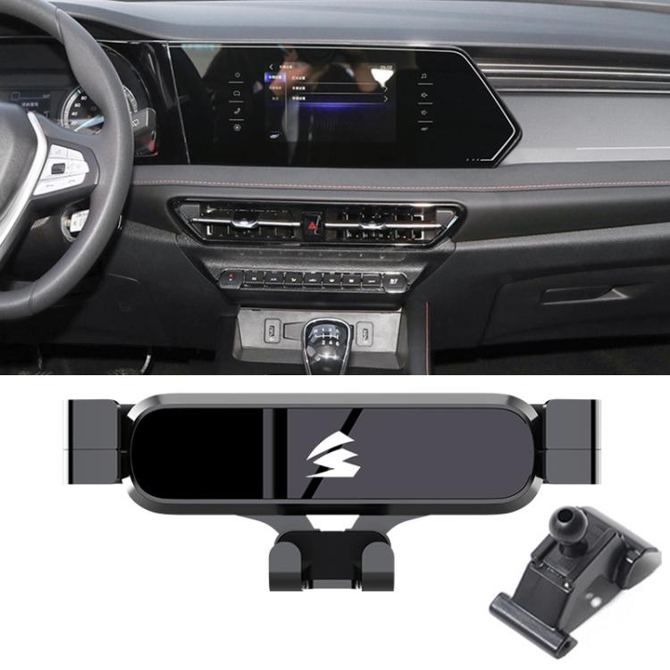 For Changan Oshan X7 Plus 2022–2023 Car Air Vent Metal Gravity Phone Holder Mount - Black