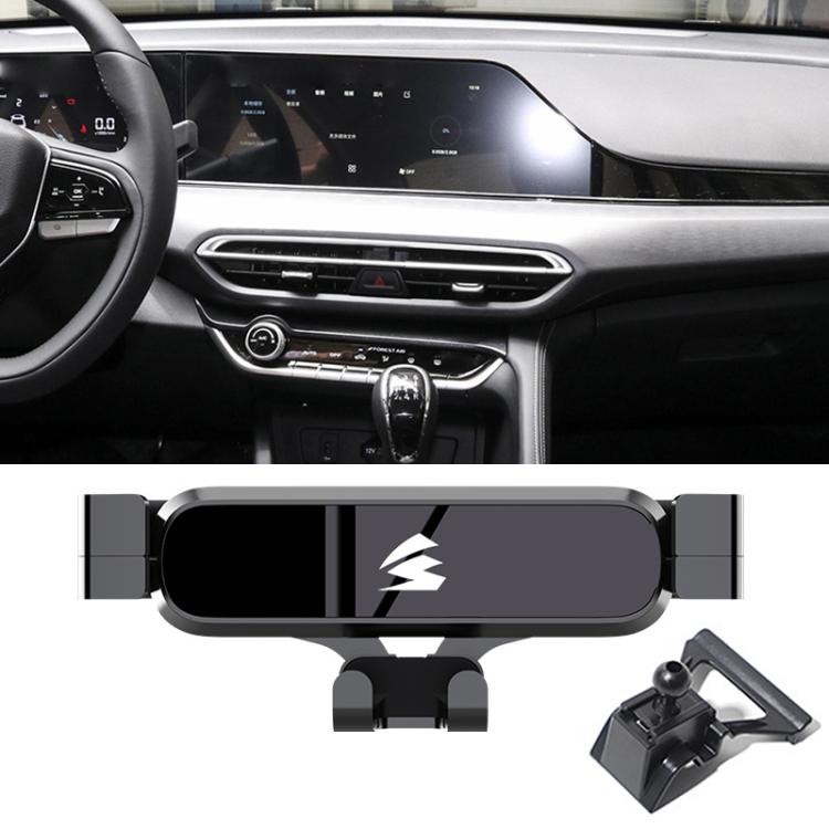 For Changan Eado PLUS 2020-2022 Car Air Vent Metal Gravity Phone Holder Mount - Black
