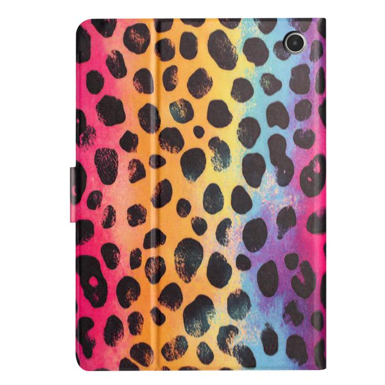 For Amazon Kindle Fire HD8 2024 / 2022 Litchi Texture Voltage Painted Vegan Leather Smart Tablet Case