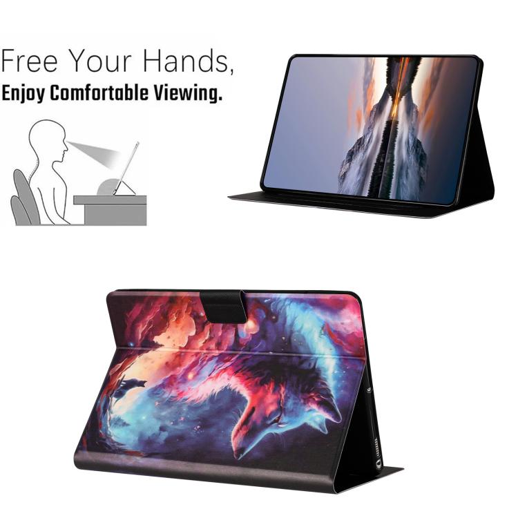 For Amazon Kindle Paperwhite 6 12th 2024 Litchi Texture Voltage Painted Vegan Leather Smart Tablet Case