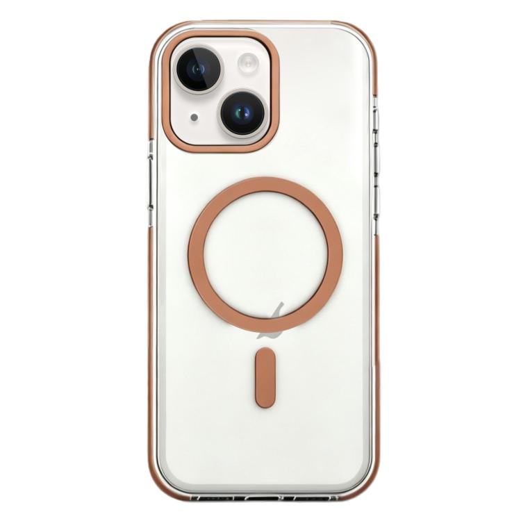 For iPhone 14 / 13 Dual-Color PC Hybrid TPU Magnetic Phone Case