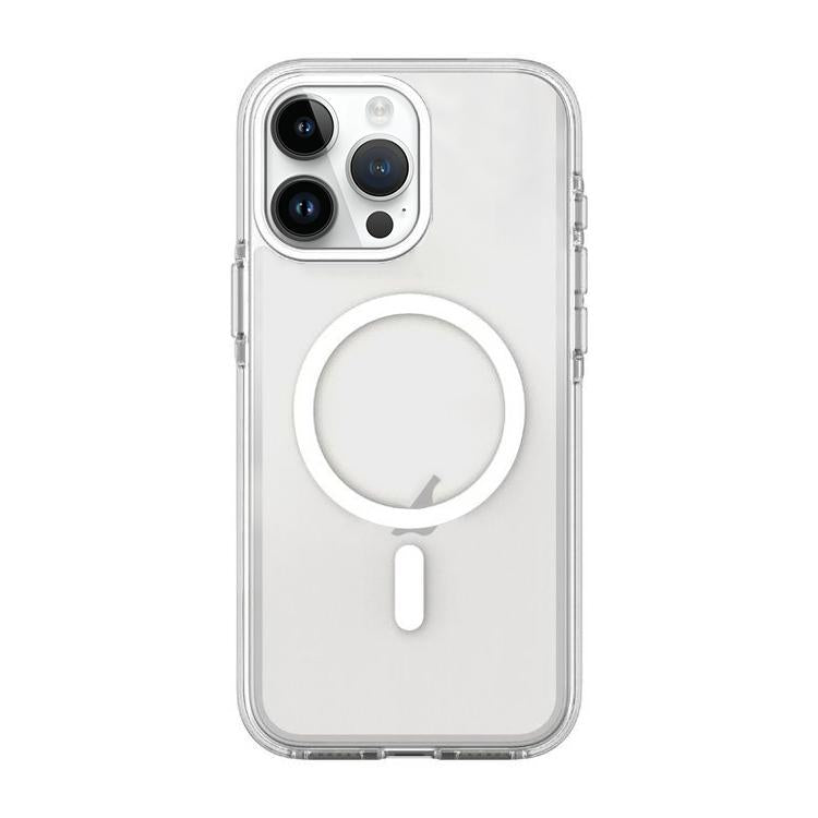 For iPhone 13 Pro Dual-Color PC Hybrid TPU Magnetic Phone Case