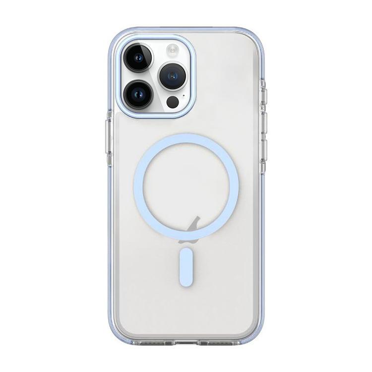 For iPhone 13 Pro Dual-Color PC Hybrid TPU Magnetic Phone Case