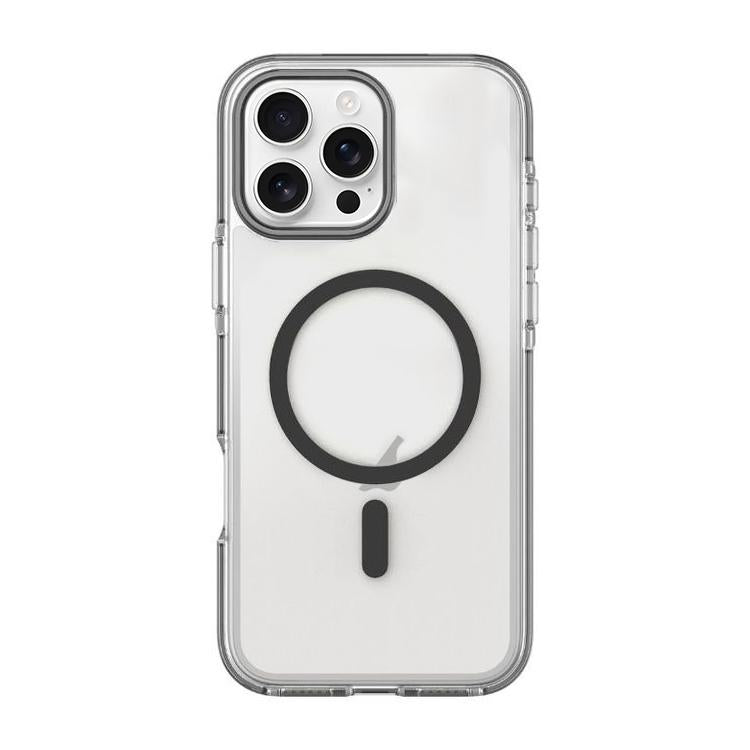 For iPhone 16 Pro Dual-Color PC Hybrid TPU Magnetic Phone Case