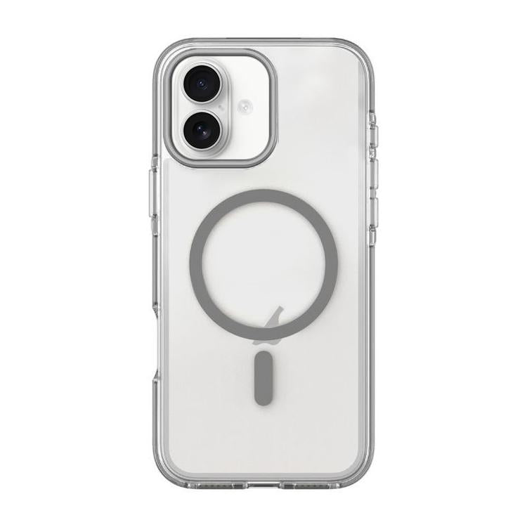 For iPhone 17 Dual-Color PC Hybrid TPU Magnetic Phone Case