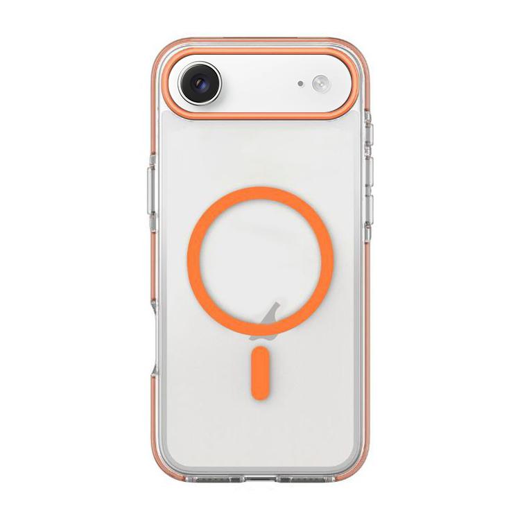 For iPhone Air Dual-Color PC Hybrid TPU Magnetic Phone Case