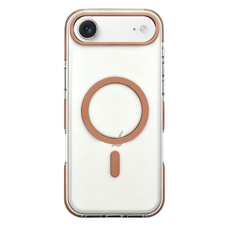 For iPhone Air Dual-Color PC Hybrid TPU Magnetic Phone Case