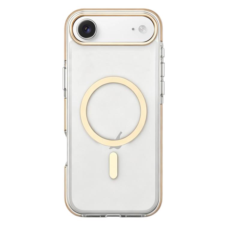 For iPhone Air Dual-Color PC Hybrid TPU Magnetic Phone Case