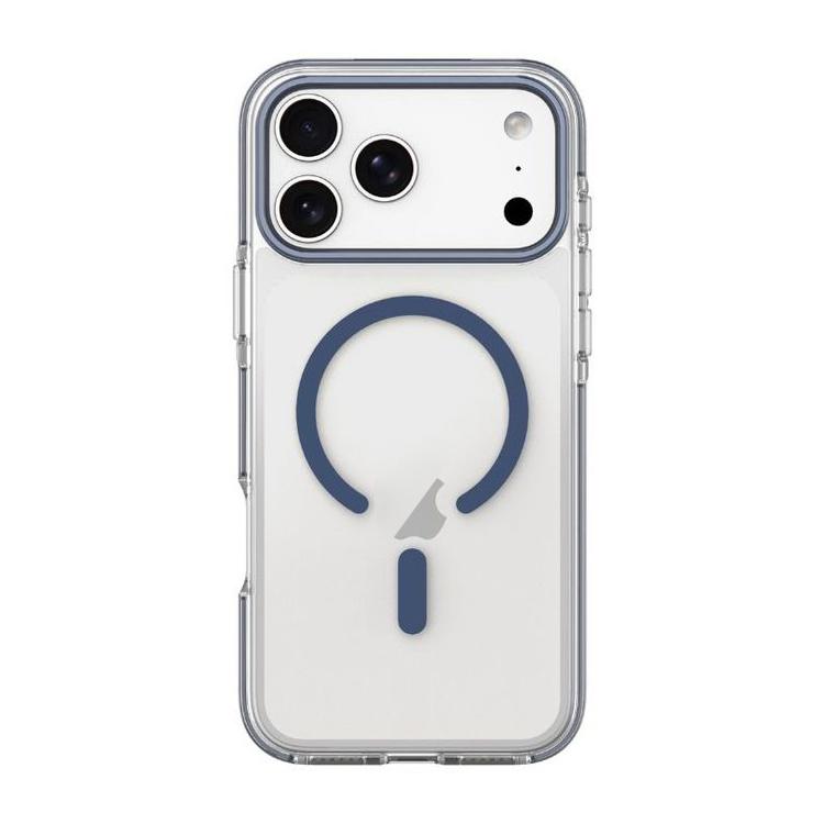 For iPhone 17 Pro Dual-Color PC Hybrid TPU Magnetic Phone Case