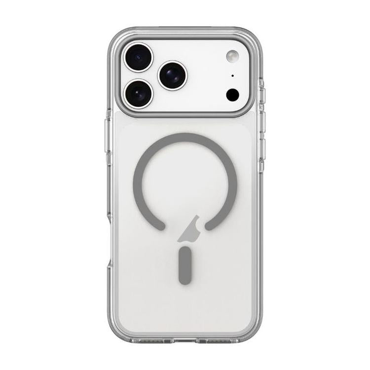 For iPhone 17 Pro Dual-Color PC Hybrid TPU Magnetic Phone Case