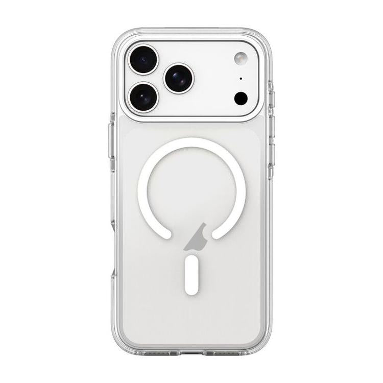 For iPhone 17 Pro Dual-Color PC Hybrid TPU Magnetic Phone Case