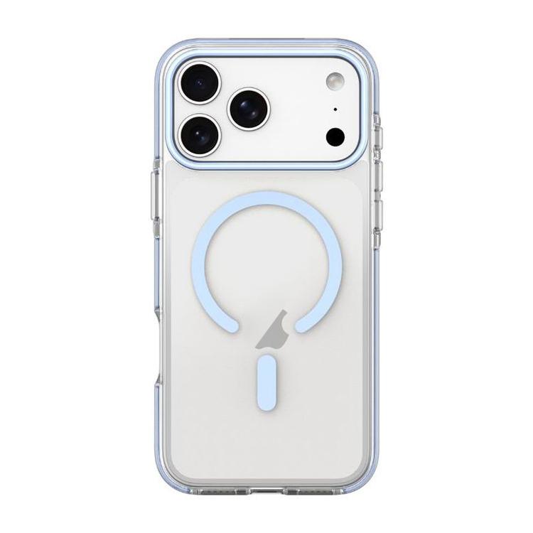 For iPhone 17 Pro Dual-Color PC Hybrid TPU Magnetic Phone Case