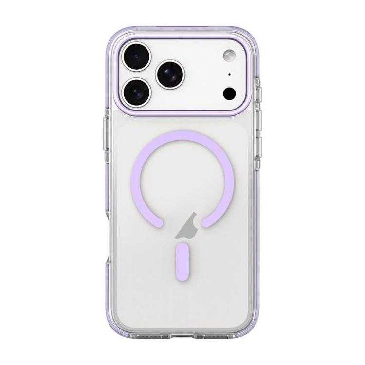 For iPhone 17 Pro Max Dual-Color PC Hybrid TPU Magnetic Phone Case