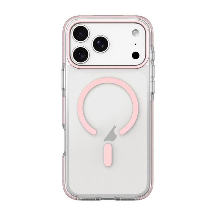 For iPhone 17 Pro Max Dual-Color PC Hybrid TPU Magnetic Phone Case
