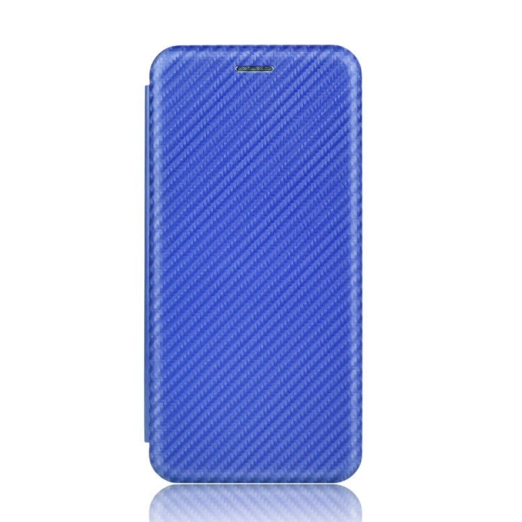 For Xiaomi Mi 10T Carbon Fiber Texture Horizontal Flip TPU + PC + PU Leather Case with Card Slot