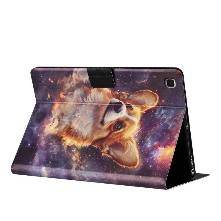 For Samsung Galaxy Tab A7 Lite T220 Litchi Texture Voltage Painted Vegan Leather Tablet Case