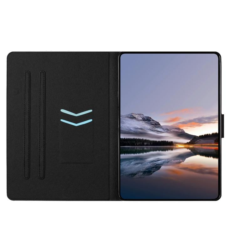 For Samsung Galaxy Tab A7 Lite T220 Litchi Texture Voltage Painted Vegan Leather Tablet Case