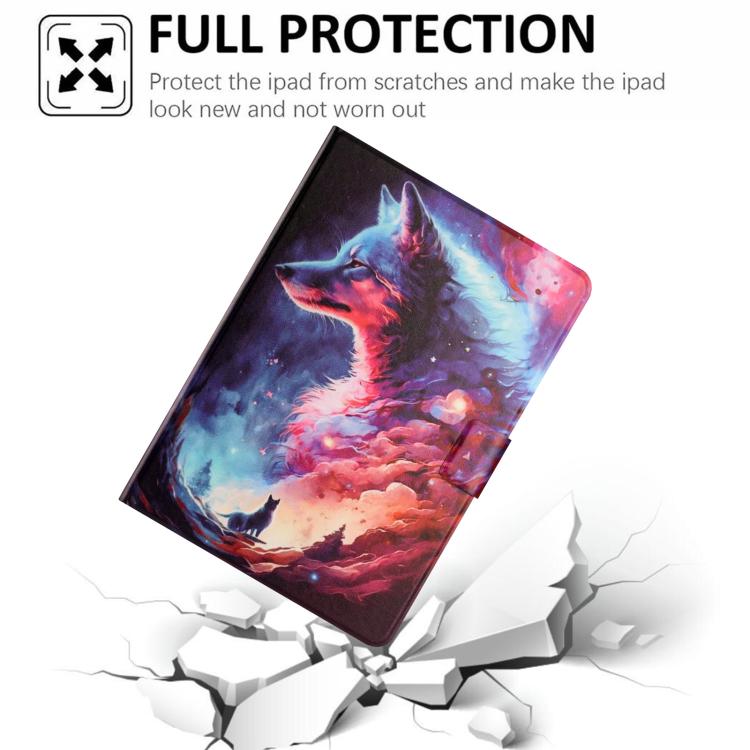 For Samsung Galaxy Tab A7 Lite T220 Litchi Texture Voltage Painted Vegan Leather Tablet Case
