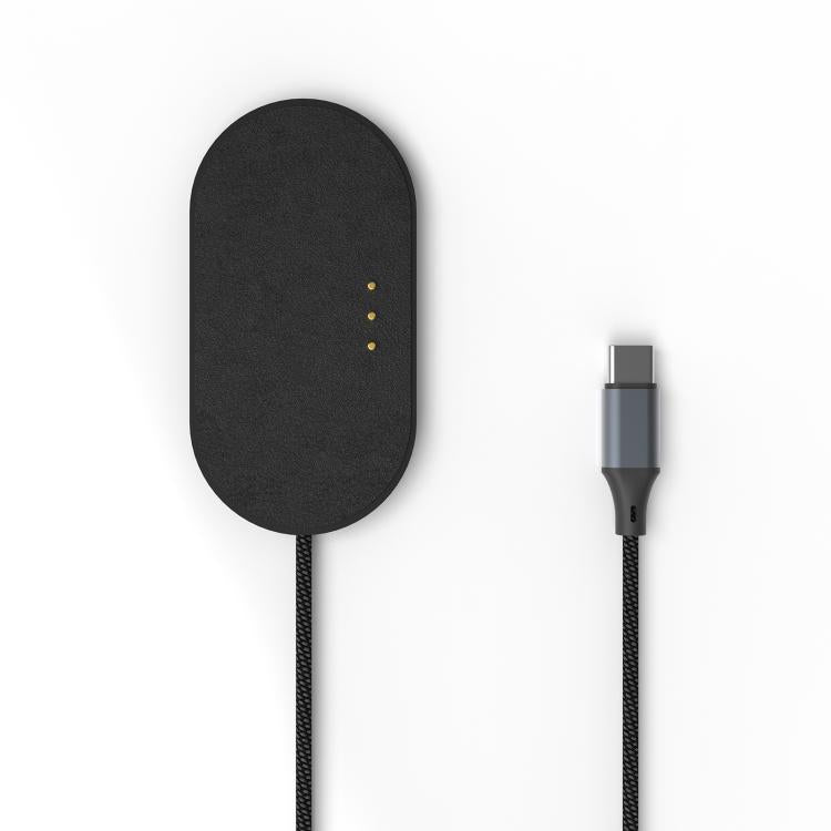 For iPad Air 11 2026 / 2025 / 2024 Smart PIN Magnetic Wireless Charging Connector with Type-C Cable - Black
