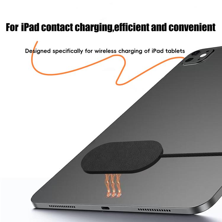 For iPad Pro 11 2025 / 2024 Smart PIN Magnetic Wireless Charging Connector with Type-C Cable - Black