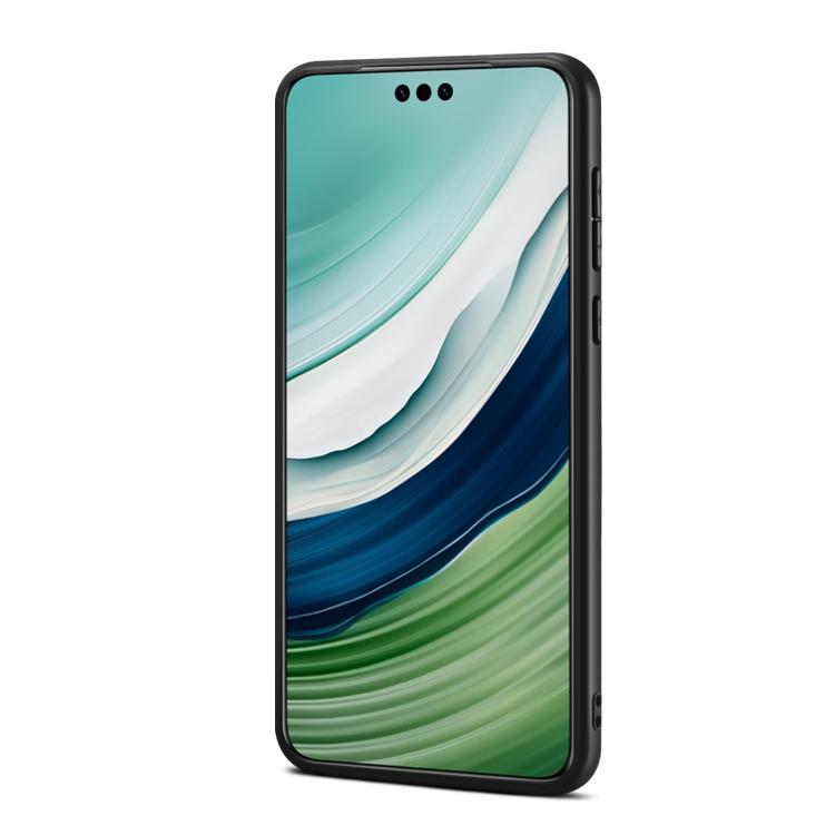 For Huawei Mate 60 Denior A08 PU Vegan Leather Calfskin Texture Magnetic Phone Case