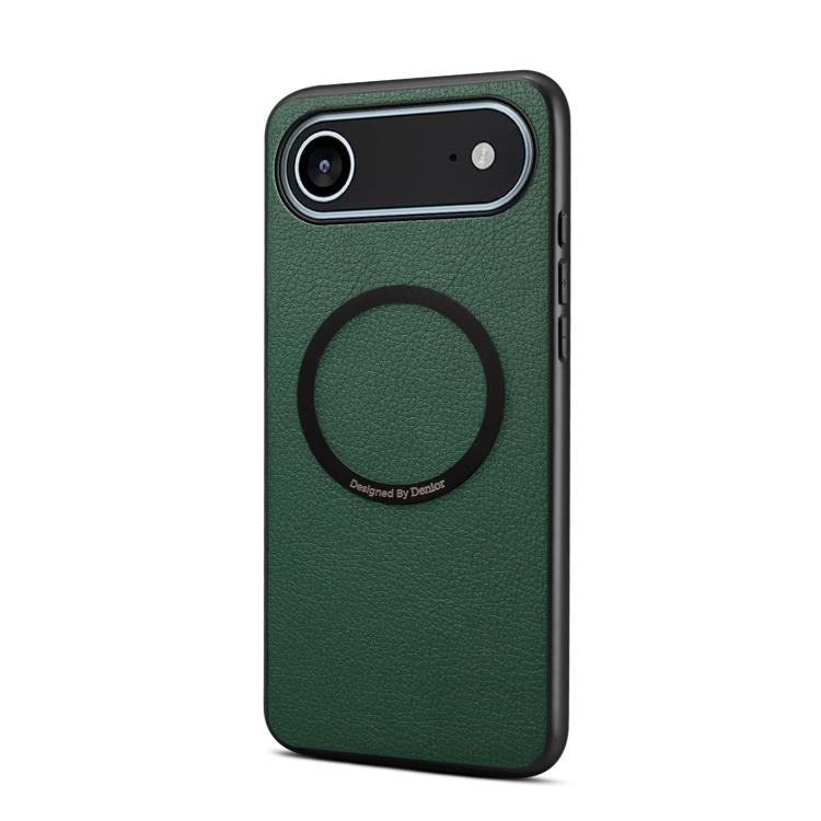 For iPhone Air Denior A08 PU Vegan Leather Calfskin Texture Magnetic Phone Case