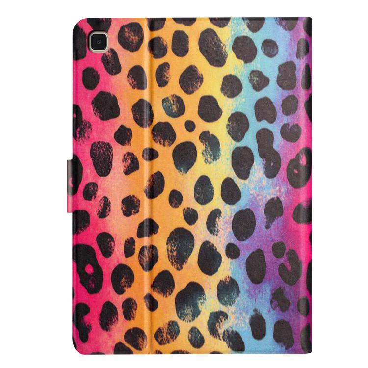 For Samsung Galaxy Tab S6 Lite P610 Litchi Texture Voltage Painted Vegan Leather Smart Tablet Case