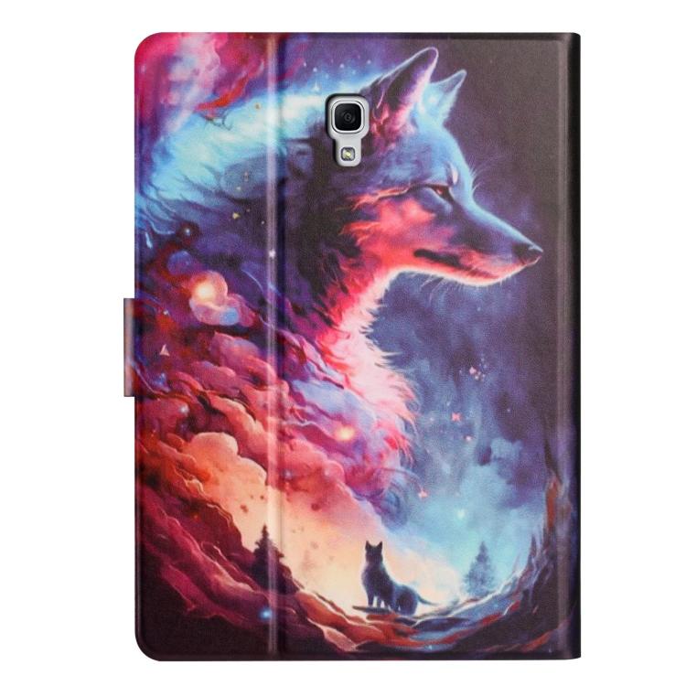For Samsung Galaxy Tab A 10.5 T590 Litchi Texture Voltage Painted Vegan Leather Smart Tablet Case