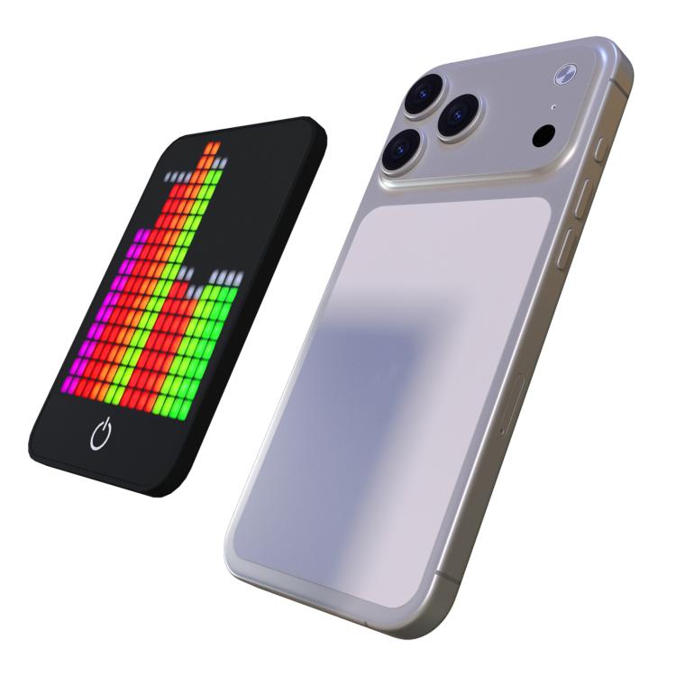 RK-14A LED Emitting Magnetic DIY Pixel Display Screen - Black