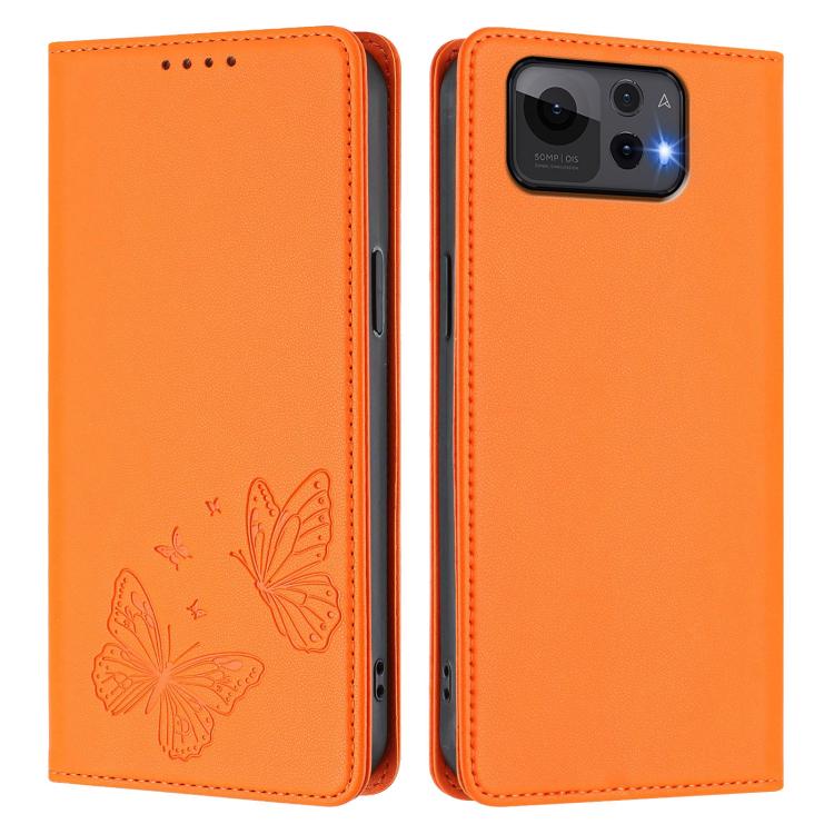 For ASUS Zenfone 12 Ultra Strong Magnetic Dual Butterfly RFID Vegan Leather Phone Case