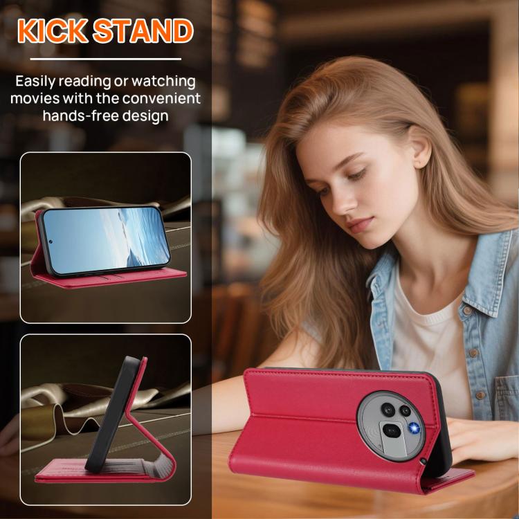 For Nothing Phone 3a Pro Strong Magnetic Dual Butterfly RFID Vegan Leather Phone Case