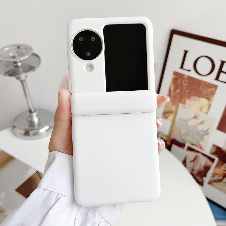 For OPPO Find N3 Flip Skin Feel Central Axis Dual Magnetic PC Phone Case