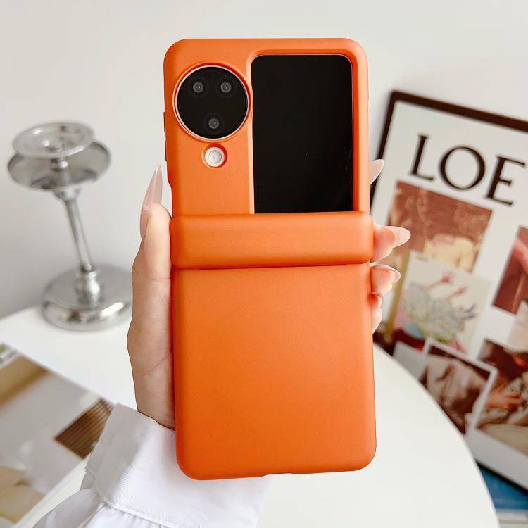For OPPO Find N3 Flip Skin Feel Central Axis Dual Magnetic PC Phone Case