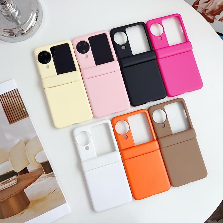 For OPPO Find N3 Flip Skin Feel Central Axis Dual Magnetic PC Phone Case